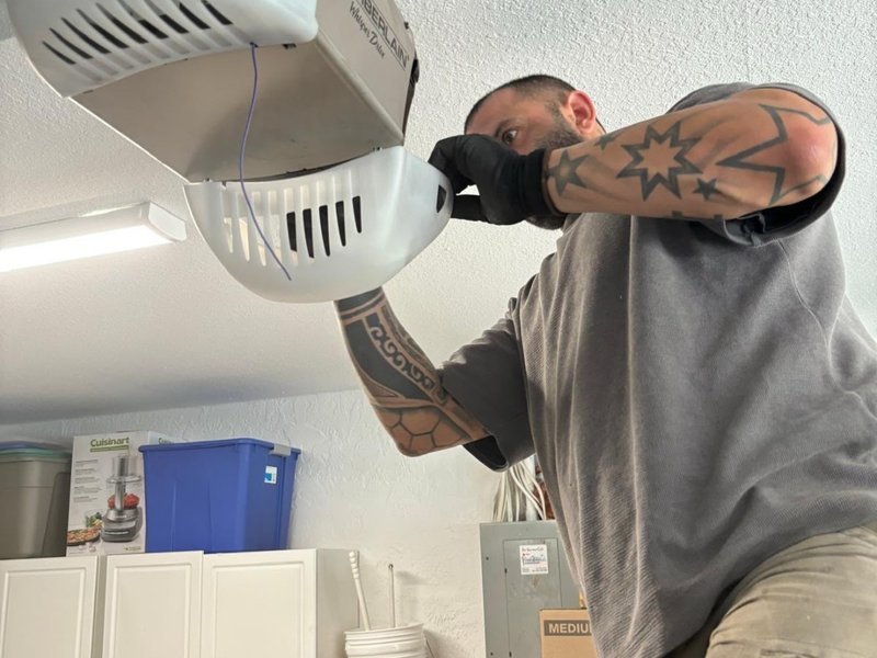 Garage Door Opener Repair work on a garage door